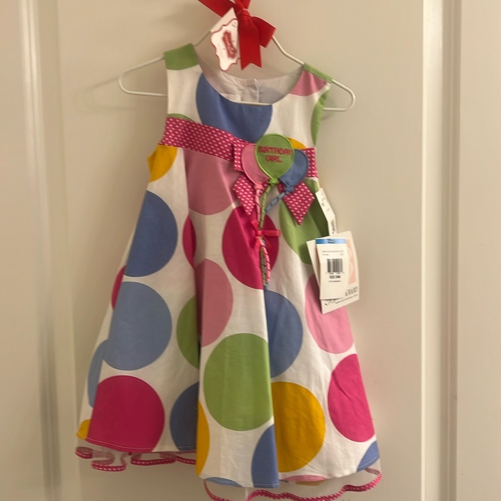 NWT birthday girl dress size 24 mos